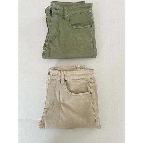 Ease Jastopher Inc Other - Lot of two Ease Jastopher Inc Mens Ease-letic Fit Pants Green Khaki 32x31